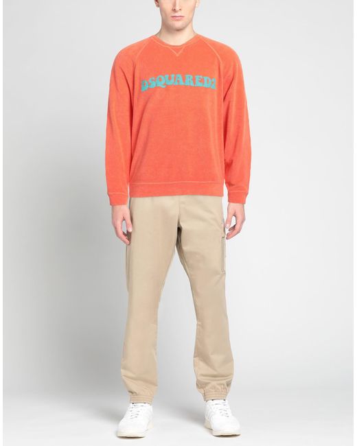 Sudadera DSquared² de hombre de color Orange