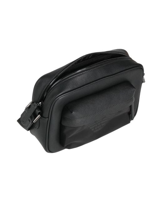 Emporio Armani Black Cross-Body Bags for men