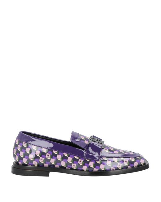 Fabi Purple Loafers