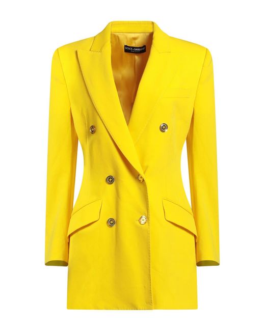 Dolce & Gabbana Yellow Blazers