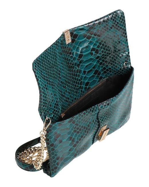 Marc Ellis Green Dark Handbag Leather