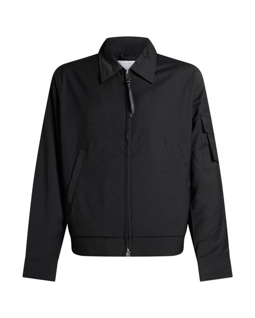 Spiewak Black Jacket Polyester, Wool, Polyurethane for men