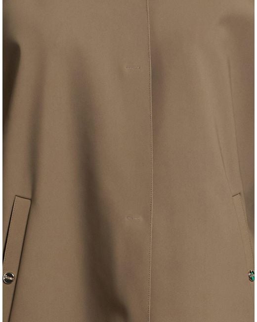 Herno Brown Overcoat & Trench Coat Polyamide, Elastane