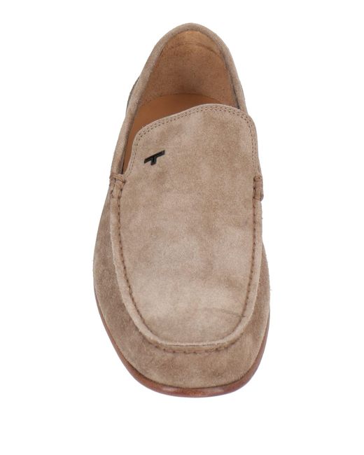 Testoni Brown Loafers Leather for men