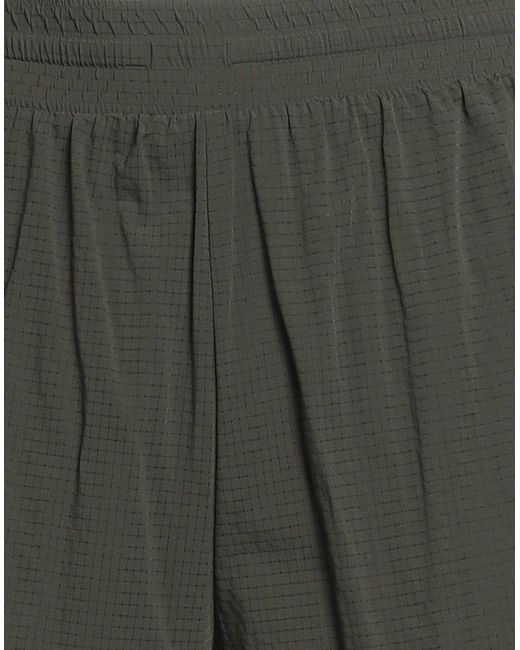 Y-3 Green Shorts & Bermuda Shorts Polyamide, Elastane for men