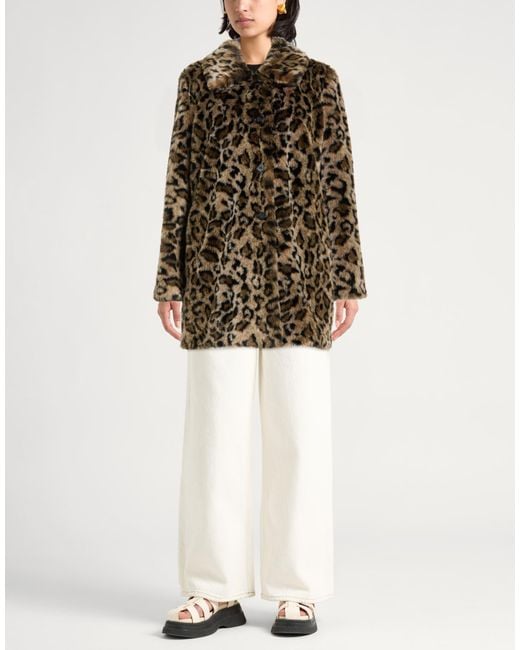 Twinset Natural Shearling & Teddy