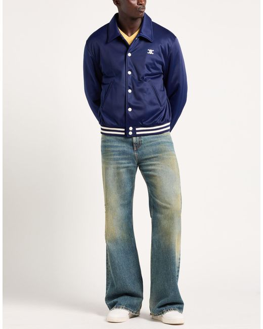 Céline Blue Jacket Polyamide, Polyester for men