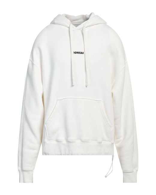 Bonsai White Sweatshirt for men