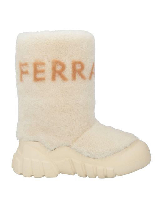 Ferragamo Natural Boot Shearling for men