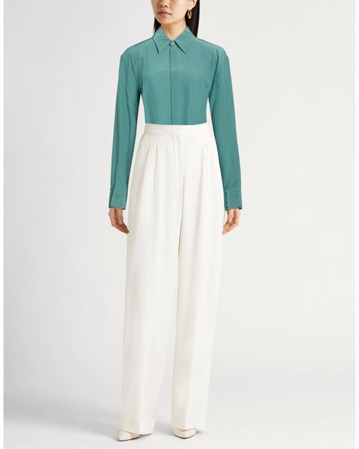 Tod's Green Shirt Silk