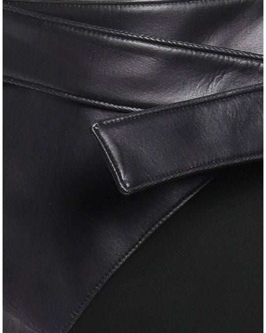 Atlein Black Midi Skirt Viscose, Polyester, Elastane