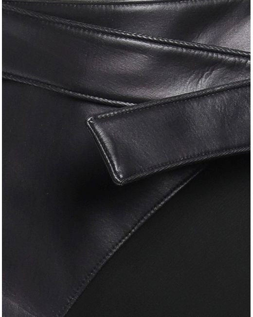 Atlein Black Midi Skirt Viscose, Polyester, Elastane