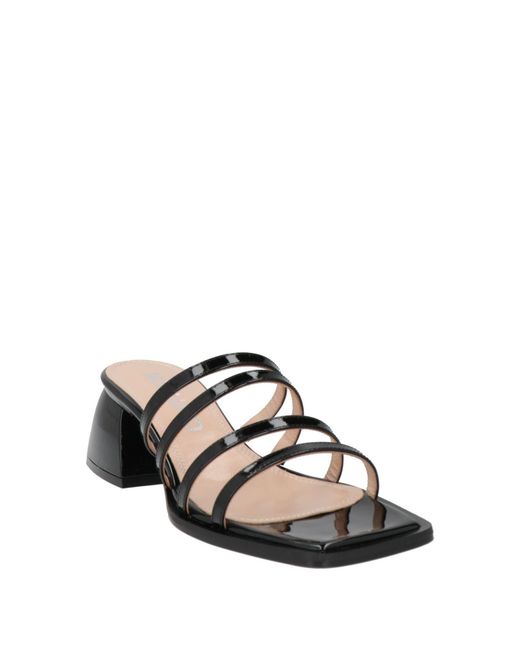 NODALETO Black Sandals