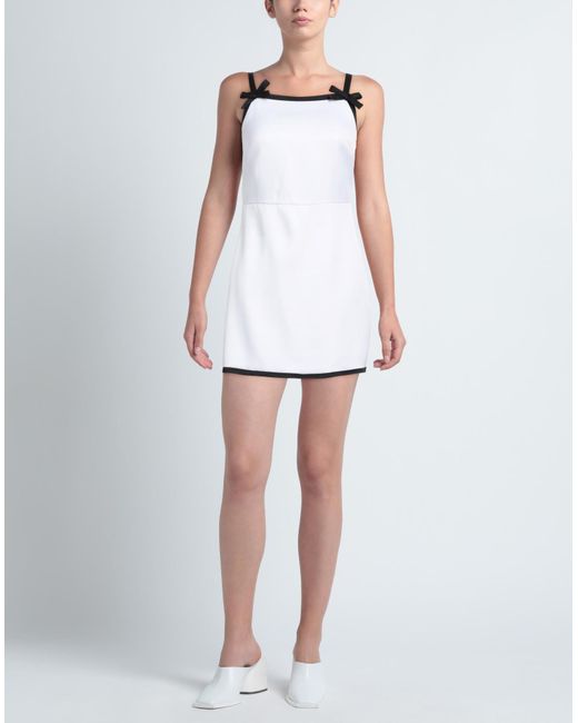 MSGM White Mini Dress