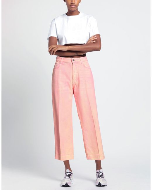 Don The Fuller Pink Jeans Cotton