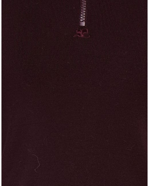 Courreges Purple Turtleneck