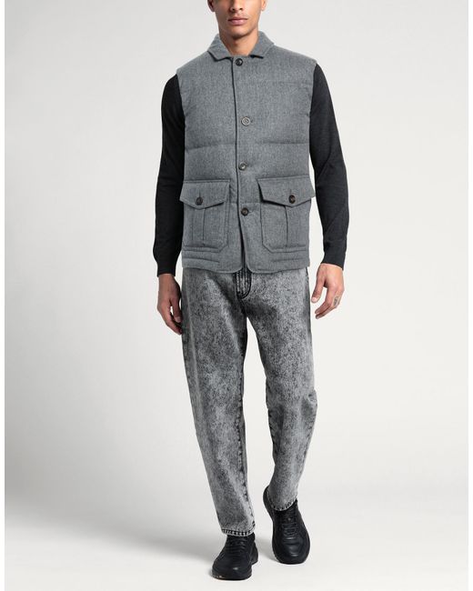 Montedoro Gray Gilet for men