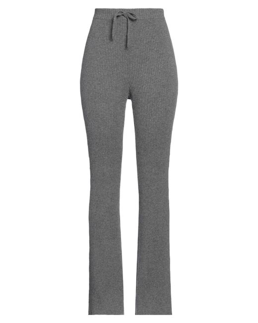 Alberta Ferretti Gray Pants Virgin Wool, Polyamide, Elastane