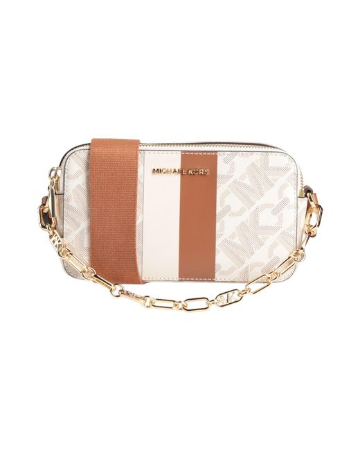 MICHAEL Michael Kors White Cross-Body Bag