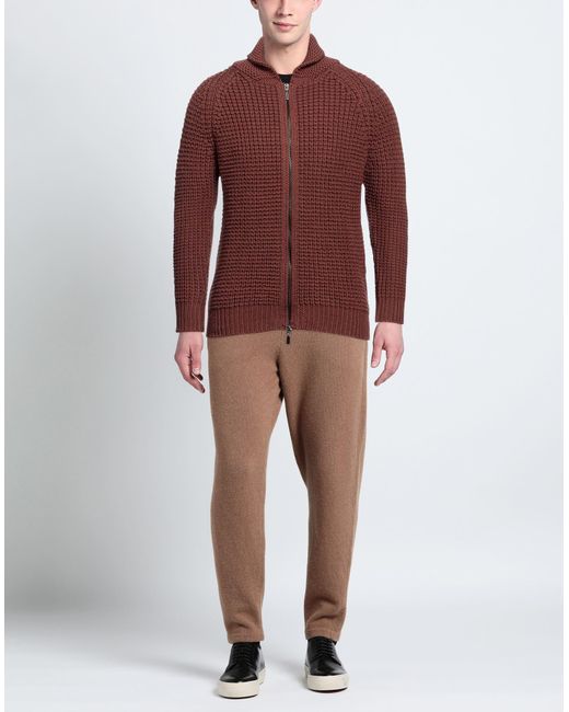 FILIPPO DE LAURENTIIS Red Cardigan for men