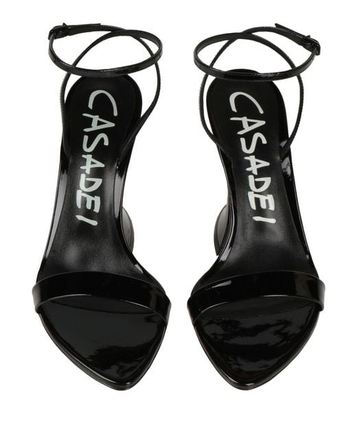 Casadei Black Sandals
