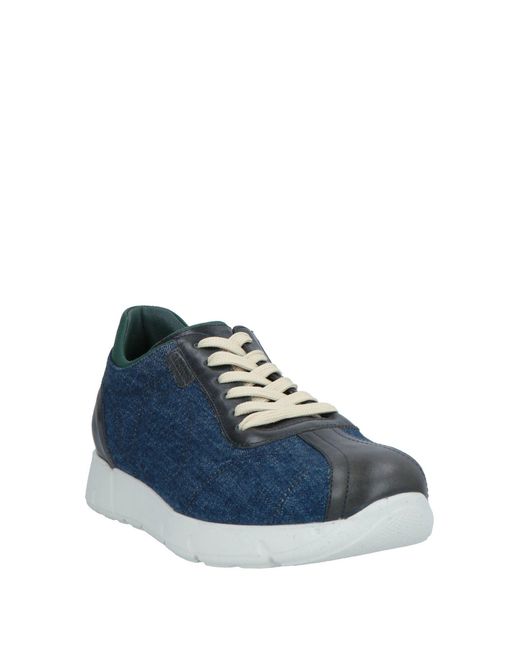 A.Testoni Blue Sneakers for men