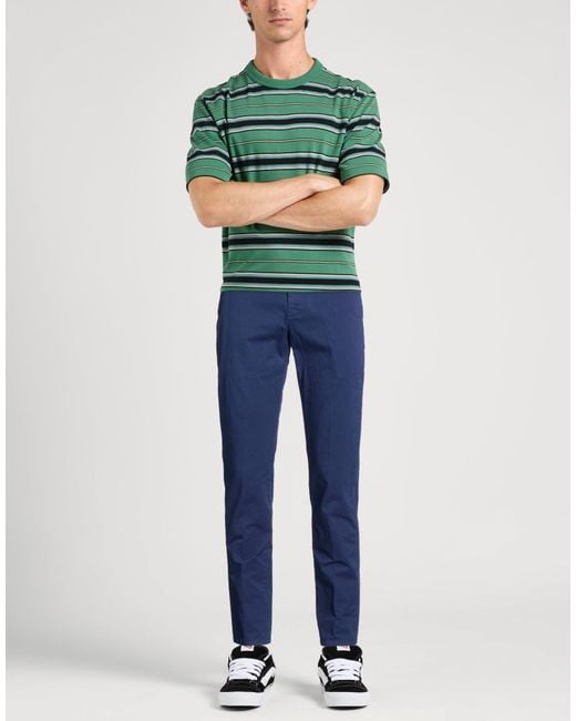 Dondup Blue Pants Cotton, Elastane for men