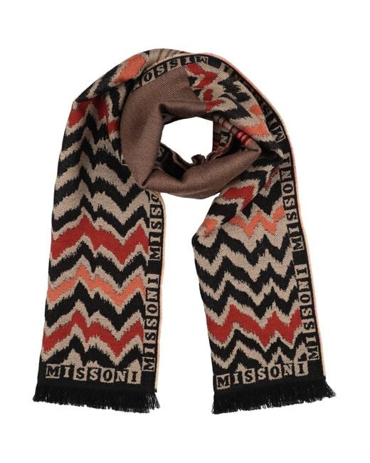 Missoni Natural Scarf Wool for men