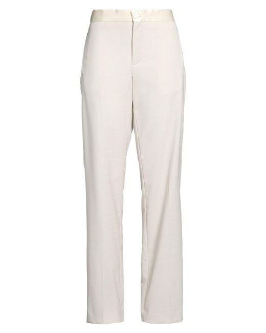 Erika Cavallini Semi Couture White Trouser