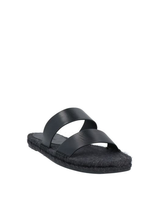 Castaner Black Espadrilles Leather for men