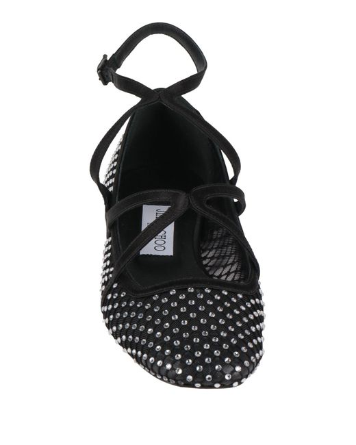Jimmy Choo Black Ballet Flats