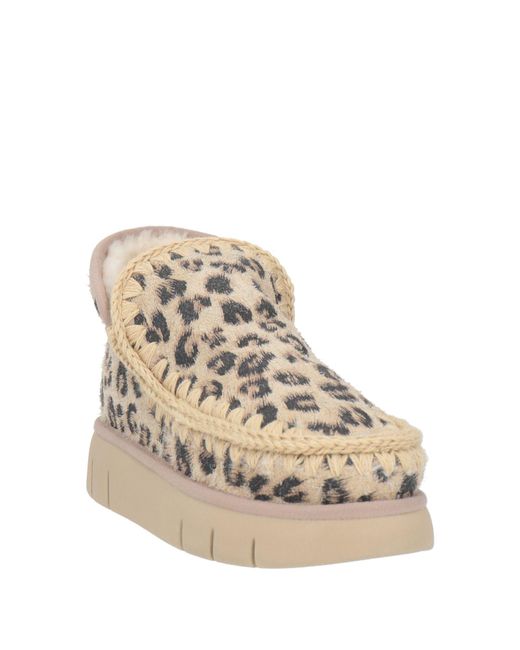 Mou Natural Ankle Boots