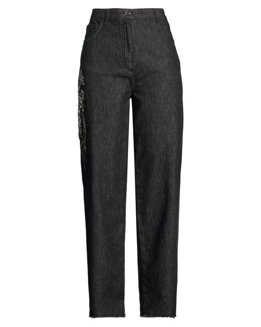 Blugirl Blumarine Black Jeans Cotton