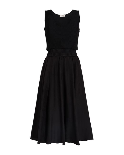 Agnona Black Midi-Kleid