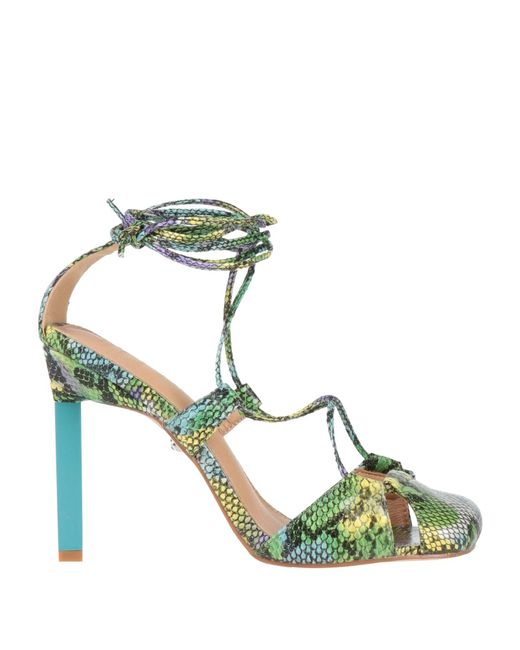 Twenty Four Haitch Green Pumps
