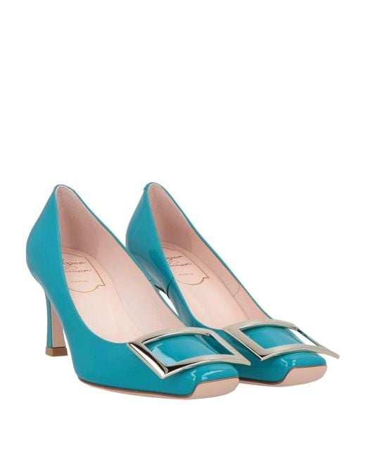 Roger Vivier Blue Sky Pumps Leather