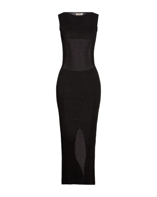 St. Agni Black Maxi Dress