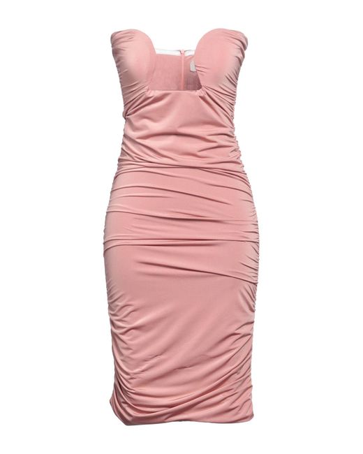 ViCOLO Pink Midi Dress