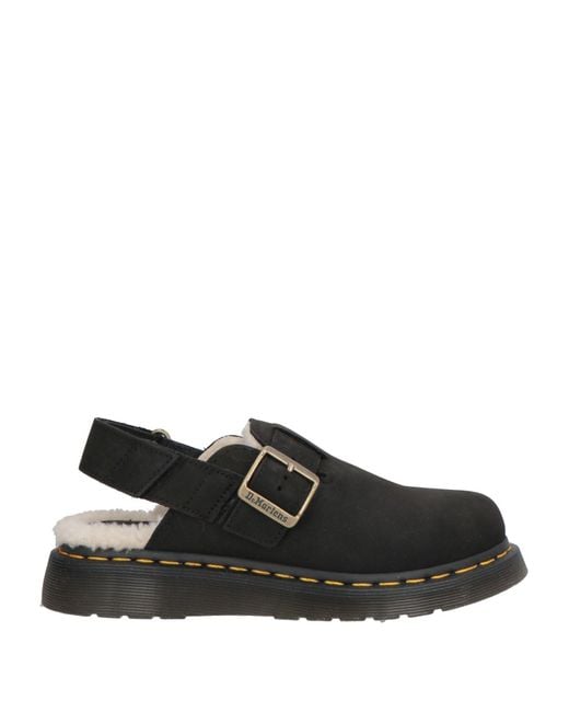 Mules & Zuecos Dr. Martens de color Black