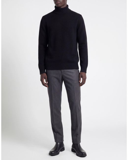 Alpha Studio Black Turtlenecks for men