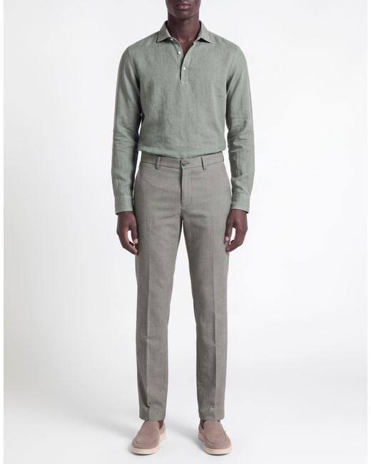 Mason's Gray Pants Cotton, Modal, Elastane for men