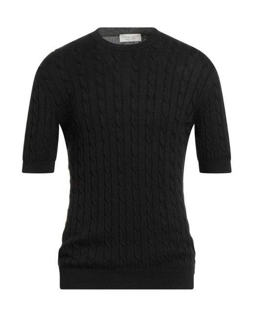 FILIPPO DE LAURENTIIS Pullover in Black für Herren