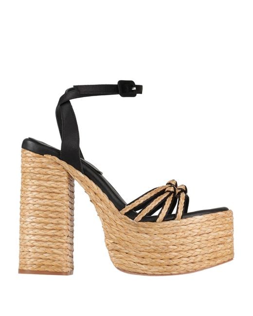 Paloma Barceló Metallic Espadrilles