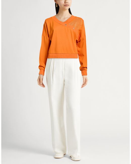 Liu Jo Orange Sweatshirt