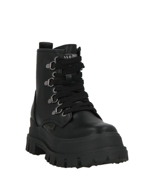 Buffalo Black Ankle Boots