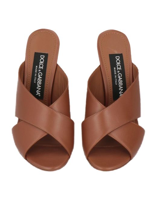 Sandalias Dolce & Gabbana de color Brown