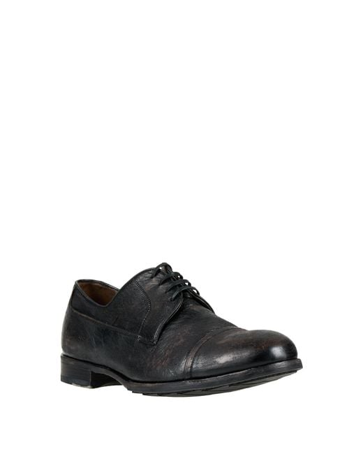 Dolce & Gabbana Black Lace-Up Shoes Calfskin for men