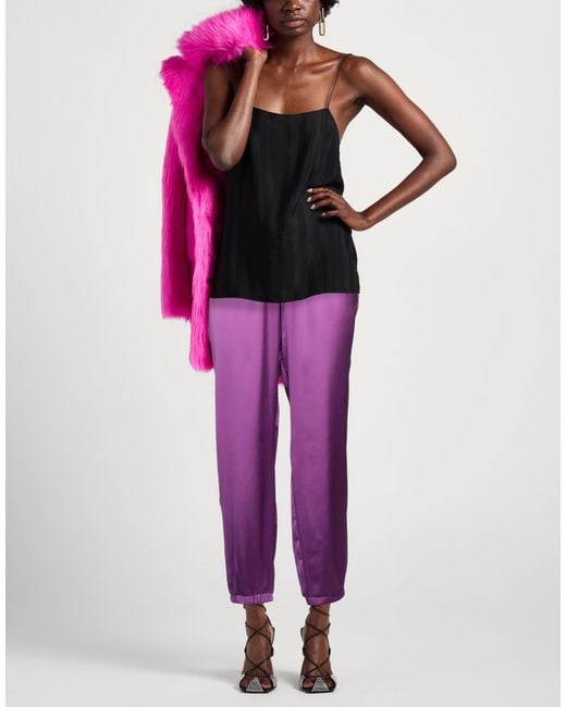 Liu Jo Purple Pants Polyester