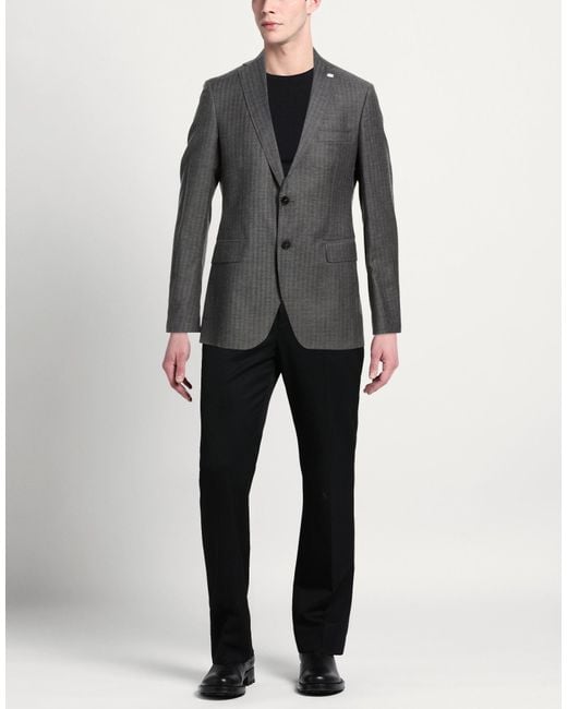 Exte Black Blazer Wool for men