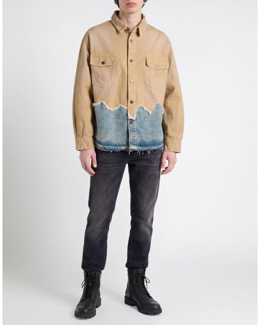 Guess Blue Jacket Cotton, Hemp for men